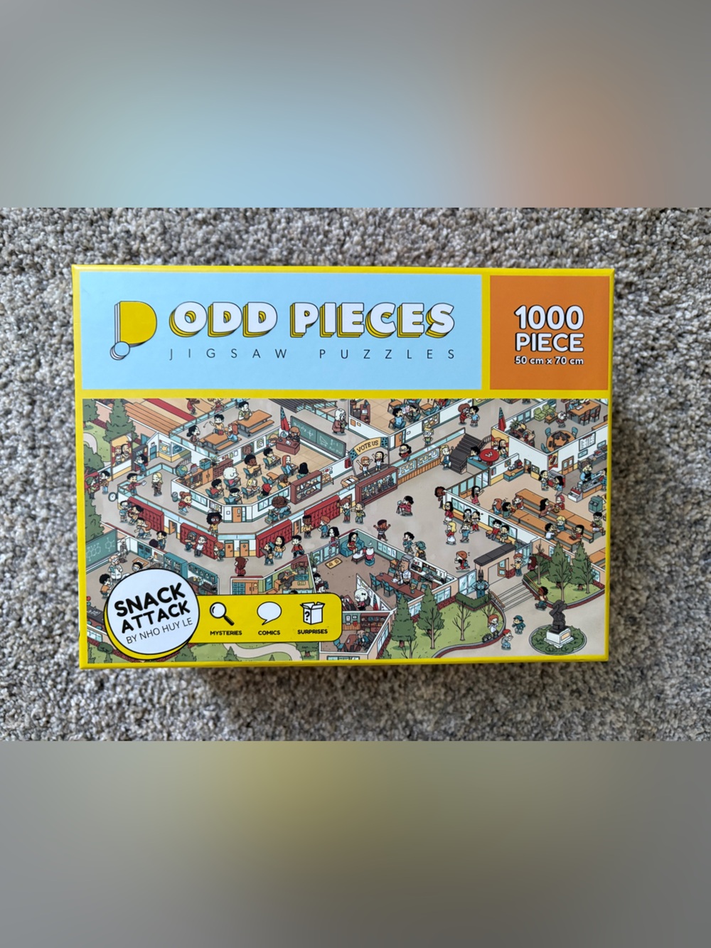 Snack Attack 1000-Piece Jigsaw Puzzle - Odd Pieces -1 piece